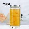 ZISIZ Transparent Glass Food Storage Jars
