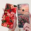 Case For Motorola Moto G30 G20 G10 Phone Cover New Fashion Flower Soft Silicone Matte Bumper on Moto G20 XT2128-1 G 10 G 30 Capa