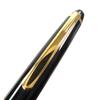 Great MONTBLANC Fountain Pen Meisterstück Classic White Star Black 14K Mens Used