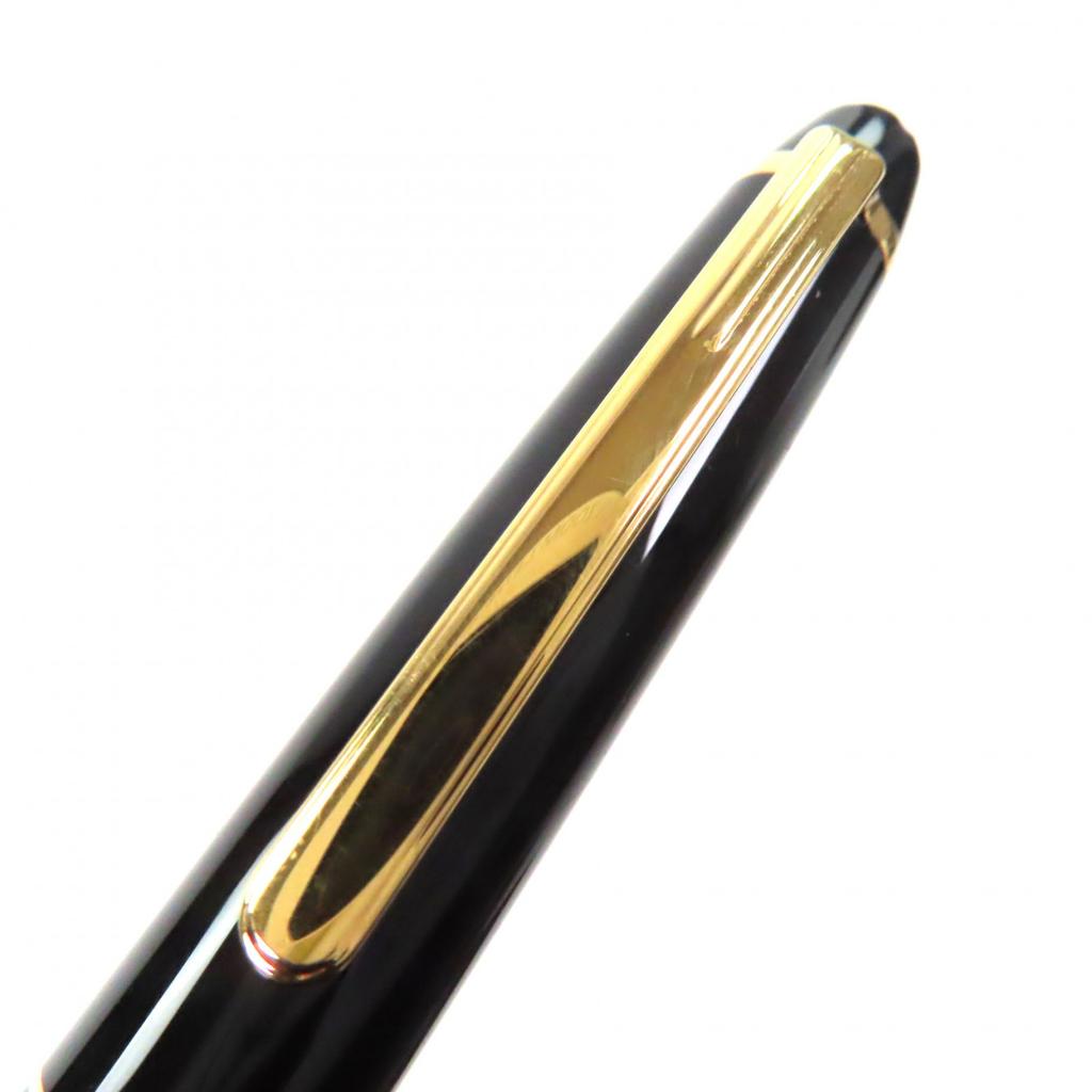 Great MONTBLANC Fountain Pen Meisterstück Classic White Star Black 14K Mens Used