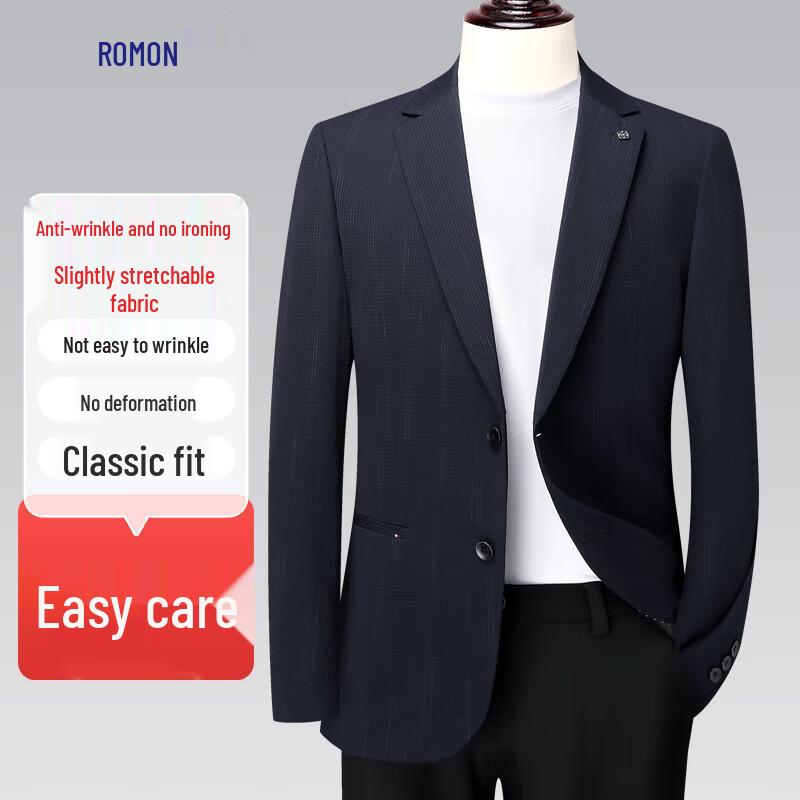 Romon Men s Slim Fit Business Casual Suit Jacket 175
