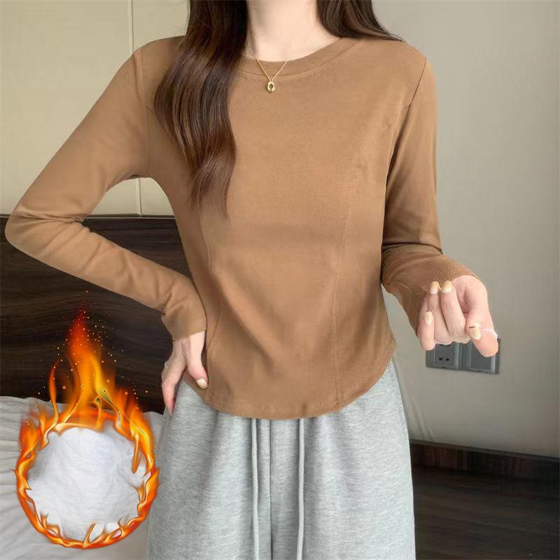 

Женская футболка с длинными рукавами, короткий топ XXL