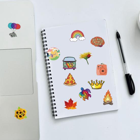 50Pcs Exquisite Ice Cream Decorative Sun-resistant Laptop Luggage Journal Album Scrapbook Stickers Children Gift