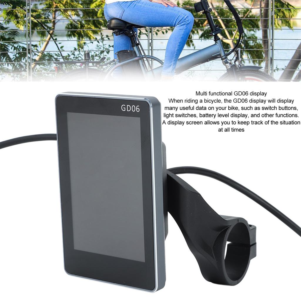 36V 48V 250W 350W Electric Bike Motor Controller Electric Bicycle Scooter Controller GD06 Display Kit