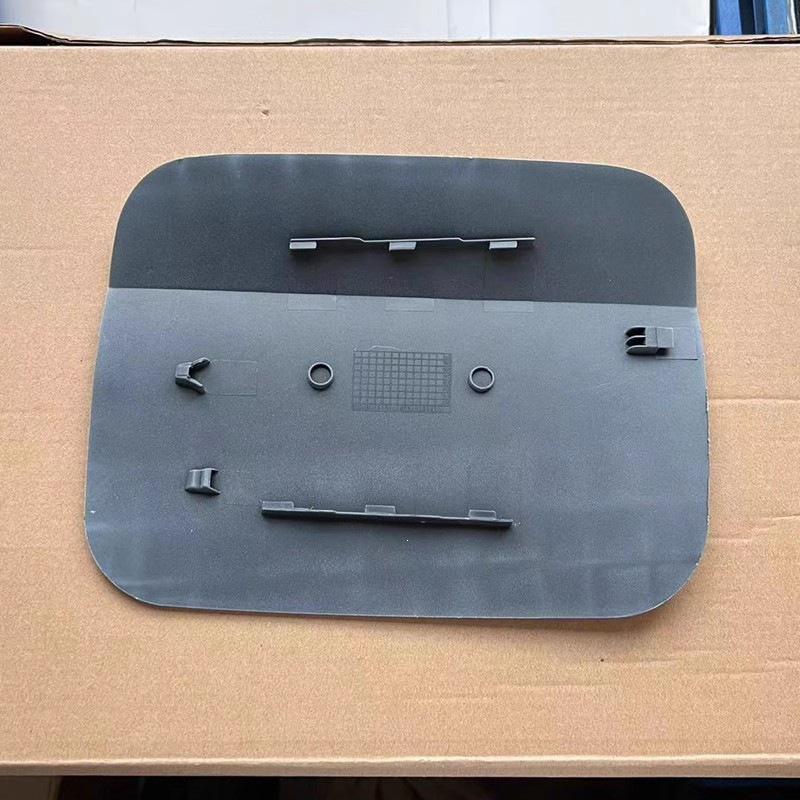 T-Cross Fuel Filler Cap: Small Door Gasoline Tank Cover in Black and White with Paint