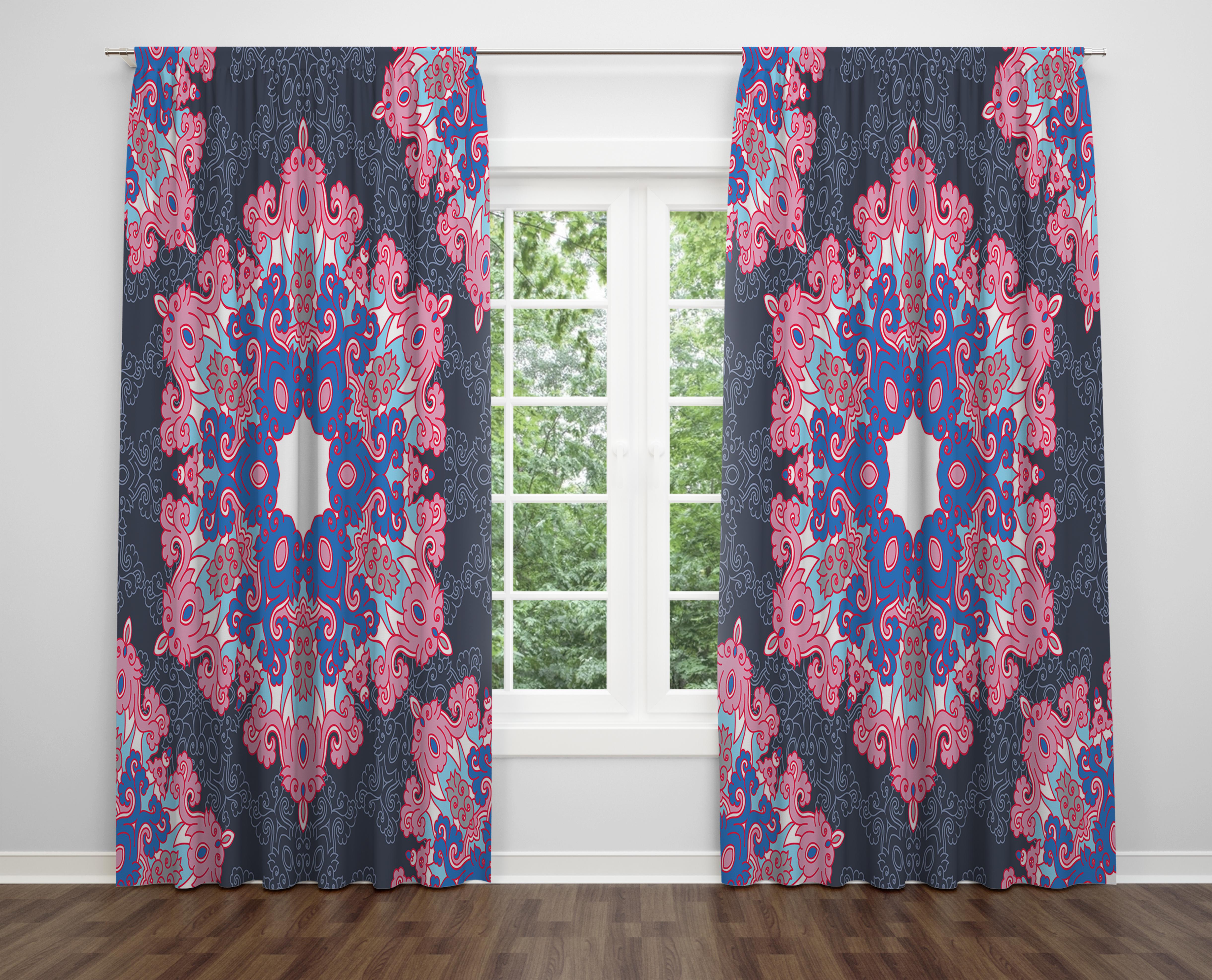 

Декоративний дизайн, високоякісна бавовняна тканина, ви можете вибрати одну або подвійну фіранку з крила 1 piece різнокольоровий