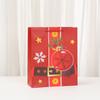 6/10pcs StoBag Christmas Santa Paper Tote Bags Recyclable Gift Bags for Holiday Packaging Party Favors Candy Cookies Classroom