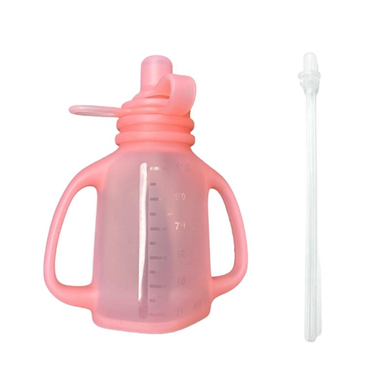 Baby Food Storage Bag Reusable Squeeze Storage Container Food-grade Silicone Box Case for Travel Daily 110ml