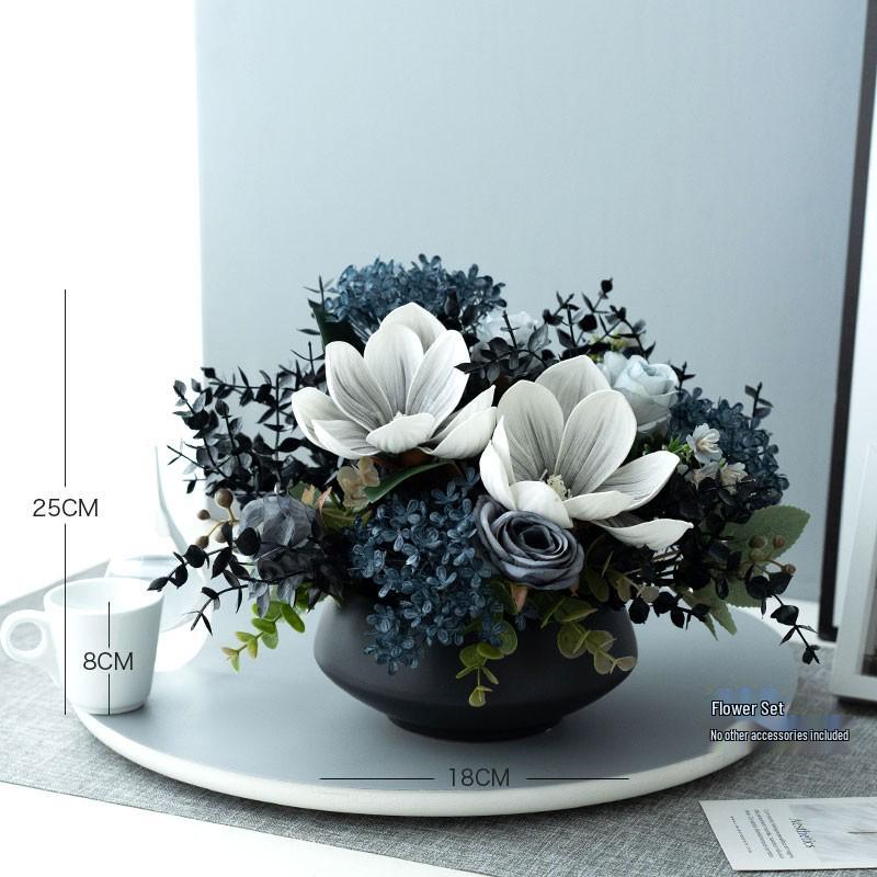 Nordic Modern Faux Flower Bouquet for Indoor Living Room or Dining Table Decor
