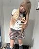 Eiieii Stripe Micro Shorts [Multi]