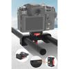 15mm Dual-Hole Tube Clamp Camera Mount For DSLR Cameras With Quick-Release Knob And Photography Slide Rail Support