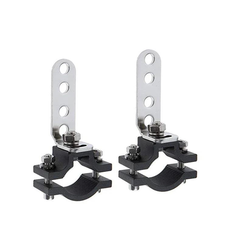 Motorcycle LED Light Mount, Universal Clamp Bracket 0.7-1.2 inch for Bull Bar, ATV UTV Headlight Spotlights Holder