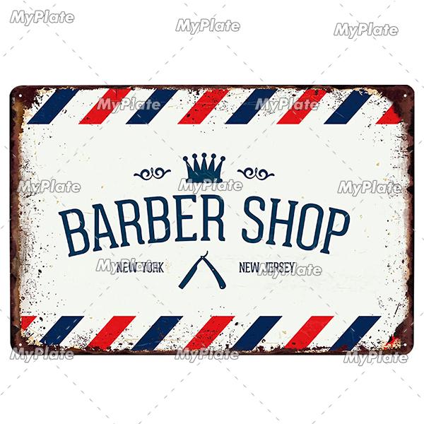 Profession Barber Vintage Metal Sign Tin Sign Vintage  Decoration Plaque Home Wall Decor Bar Sign Home Decor Poster Custom
