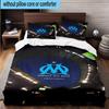 3pcs Mar-seille With Pride Emblem Printed Bedding Set Duvet Cover Closure Includes 1 Duvet Cover & 2 Pillowcases Bedding Sets Home Decor Gifts