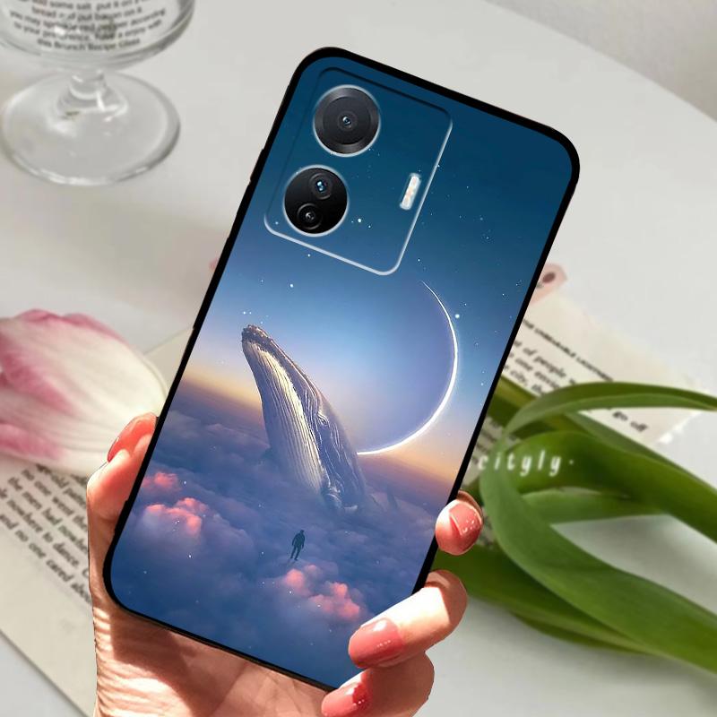 For Vivo iQOO Z6 5G Case Z6x Thin Shockproof Silicone Black Matte TPU Phone Cover For iQOO Z6 Pro Bumper Shell Z6 Lite Fundas
