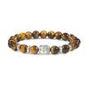 Reiki Tiger Eyes Beaded Buddha Bracelet Natural Stone Bracelet Elastic Rosary Men Women Prayer Charm Yoga Jewelry Gift Pulseras