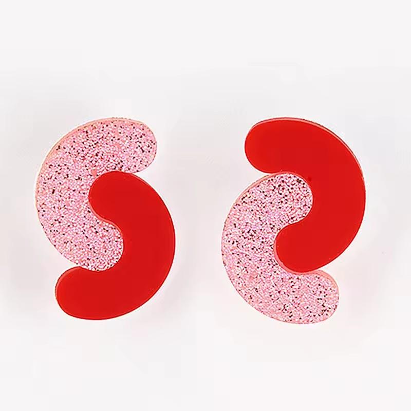 2025 Colorful Acrylic Planet Saturn Women s Earrings Korean Fashion Satellite Galaxy Pendant Drop Earrings Cute Jewelry Gifts