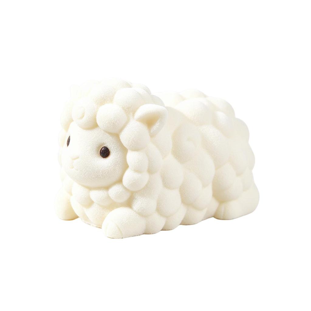 In-Stock Silicone Sheep Mousse Mold - 3D Cartoon, Food-Grade, Cute & Creative Design