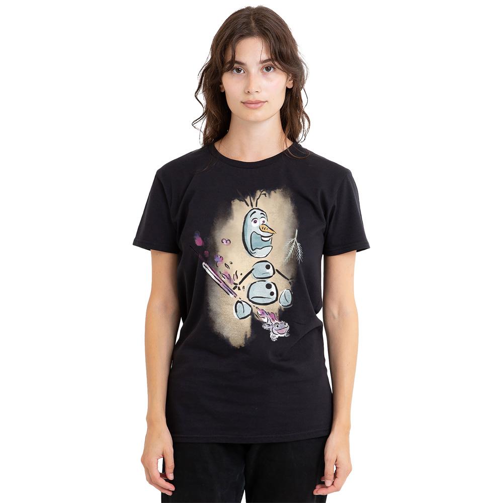 Frozen Unisex Adult Fire It Up Olaf Brunei The Fire Spirit T-Shirt