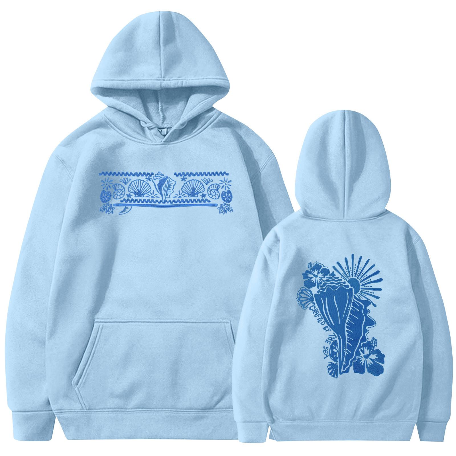 

Женская мода, женский легкий пуловер с длинными рукавами и карманами, толстовка с капюшоном в стиле консервативного стиля XL