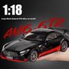 1:18 Mercedes Benz AMG GTR Leichtmetall-Sportwagen Diecast Modell Sound & Licht Simulation Spielzeug Sammlerstücke Ornamente Geschenke Geburtstagsgeschenk