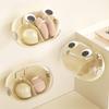 Cosmetic storage box Household wall hanging perforation-free sealing dust proof multi-functional powder puff beauty egg storage