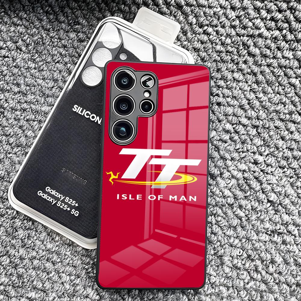

Isle Of Man TT Phone Case For Samsung S26 Ultra S25 Edge Ultra S23 S22 S21 S20 Ultra Plus S24 Fe A25 Glass Cover Samsung S23