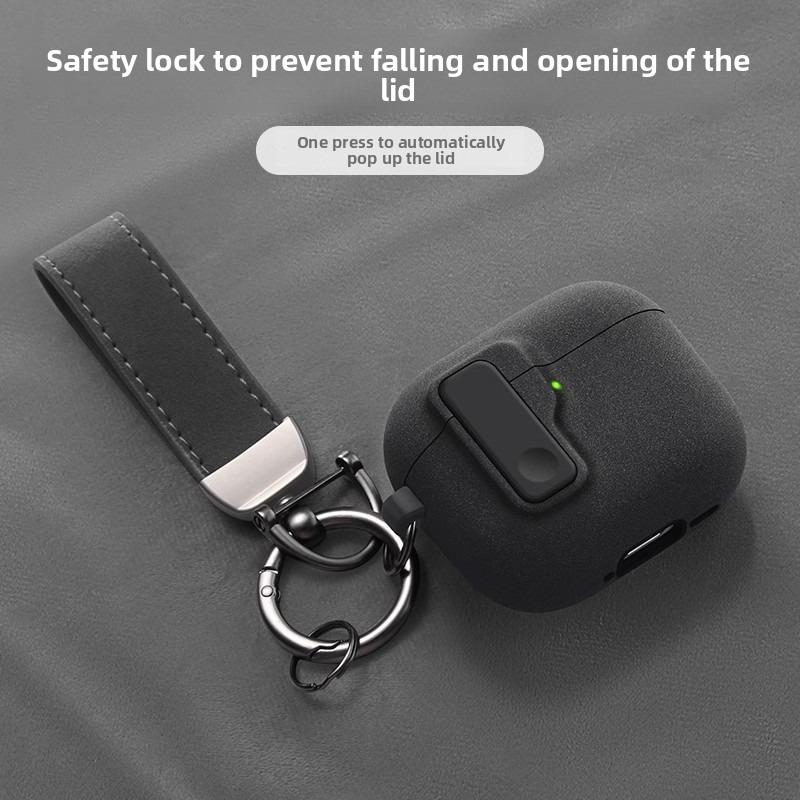 Applicable To AirPods 4th Generation Earphone Case Apple AirPodspro 2nd Generation Wireless Bluetooth Button Earphone Case Soft Case