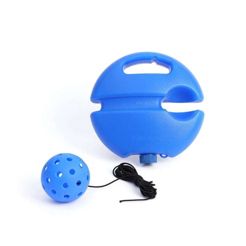 Pickleball Trainer Rebounds Ball with String Pickleball Rebounder Training Tool Training Equipment for Beginners синего шара