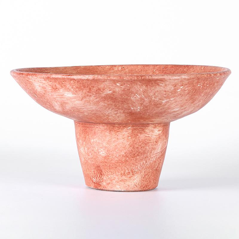 Wabi-sabi Style Retro Zásobník na ořechy Úložné ozdoby Modelový pokoj Obývací pokoj Zásobník na konferenční stolek Staré dekorace