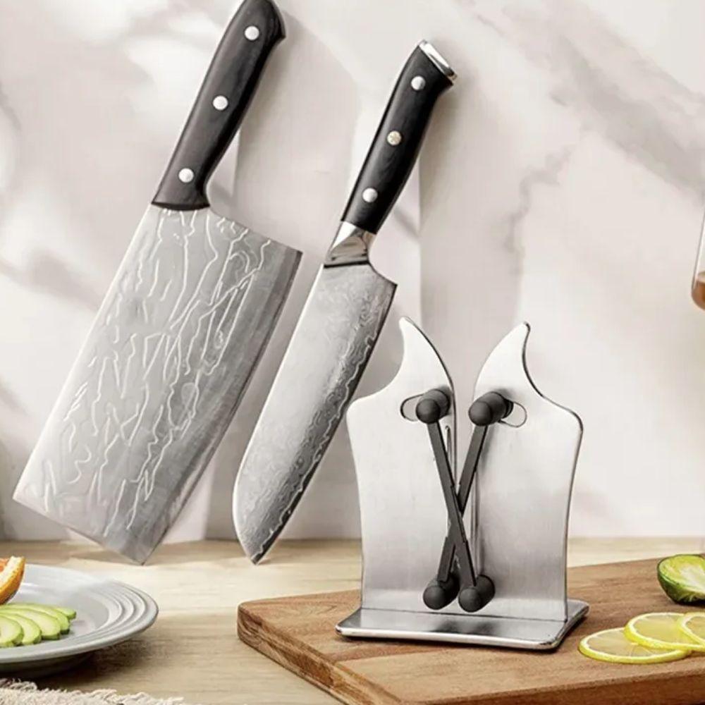 Manual Whetstone High-carbon Steel Cutter Sharpening Machine Kitchen Sharpener  Kitchen Gadgets