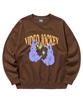 VIDEO JOCKEY Rabbit Kiki Sweatshirt [Brown]