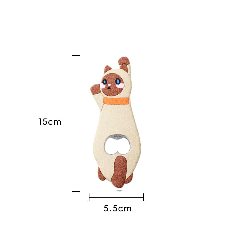 1pc Cute Cat Magnetic Bottle Opener Home Decoration Cartoon Beer Bottle Opener Magnetic Decoration Restaurant Wine Opener 6