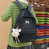 Schoolbag Japanese Ins Solid Color Simple Small Backpack, High Value Campus Light Junior High School Student Schoolbag Commuting Backpack