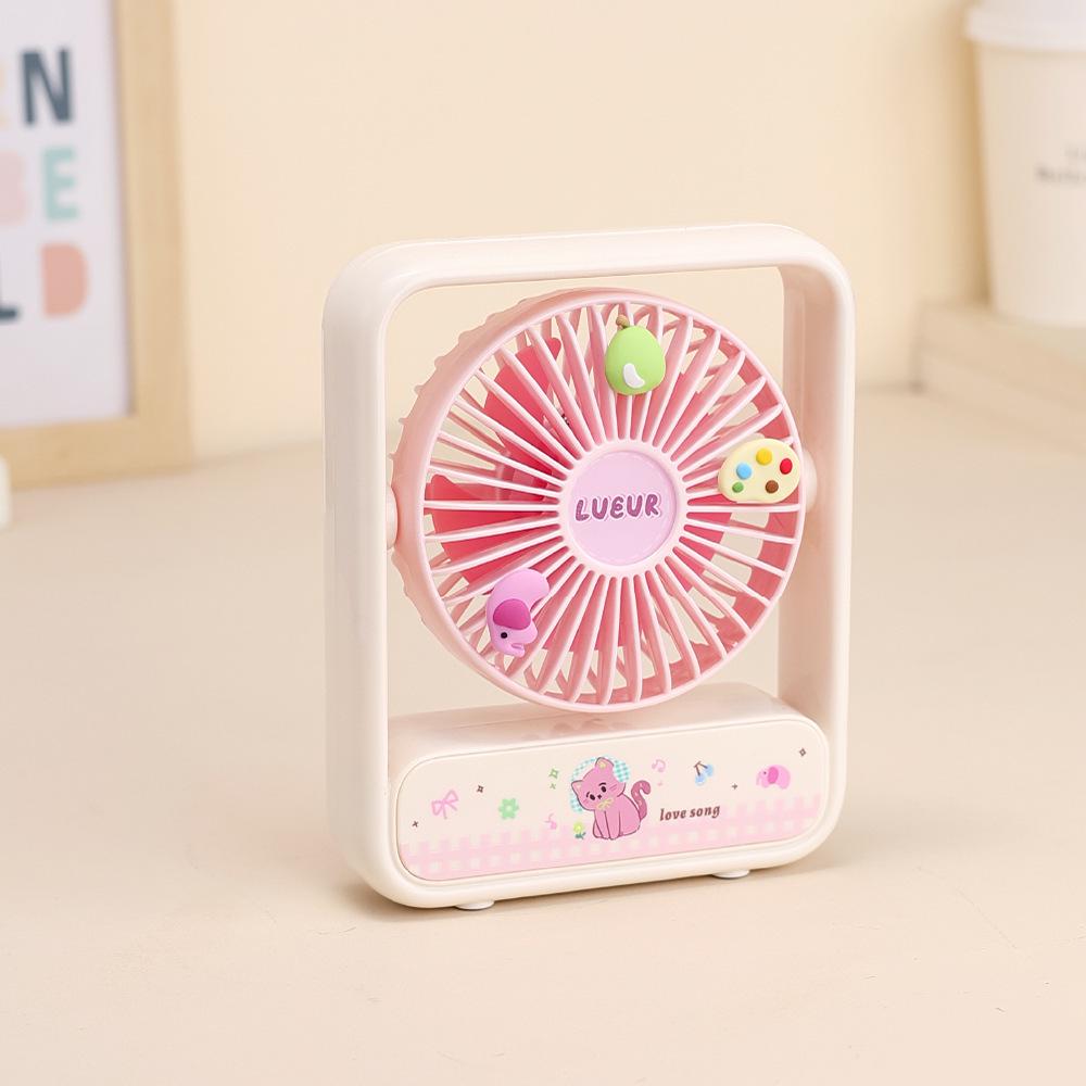 Adorable USB Rechargeable Handheld Fan: Perfect for Dorms, Offices & More Factory/Wholesale/Export/Cross-border
