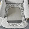 Elastic Jacquard Wing Chair Cover Stretch All-Inclusive Armchair Slipcovers Removable Single Sofa Protector Case For Living Room