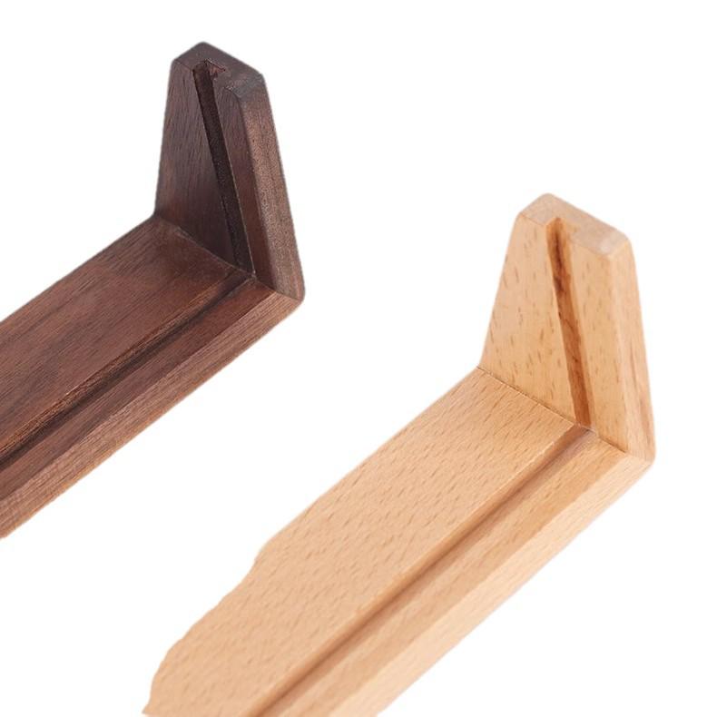 6-Inch U-Shaped Solid Wood Photo Frame with Acrylic, High-Definition Desktop Display