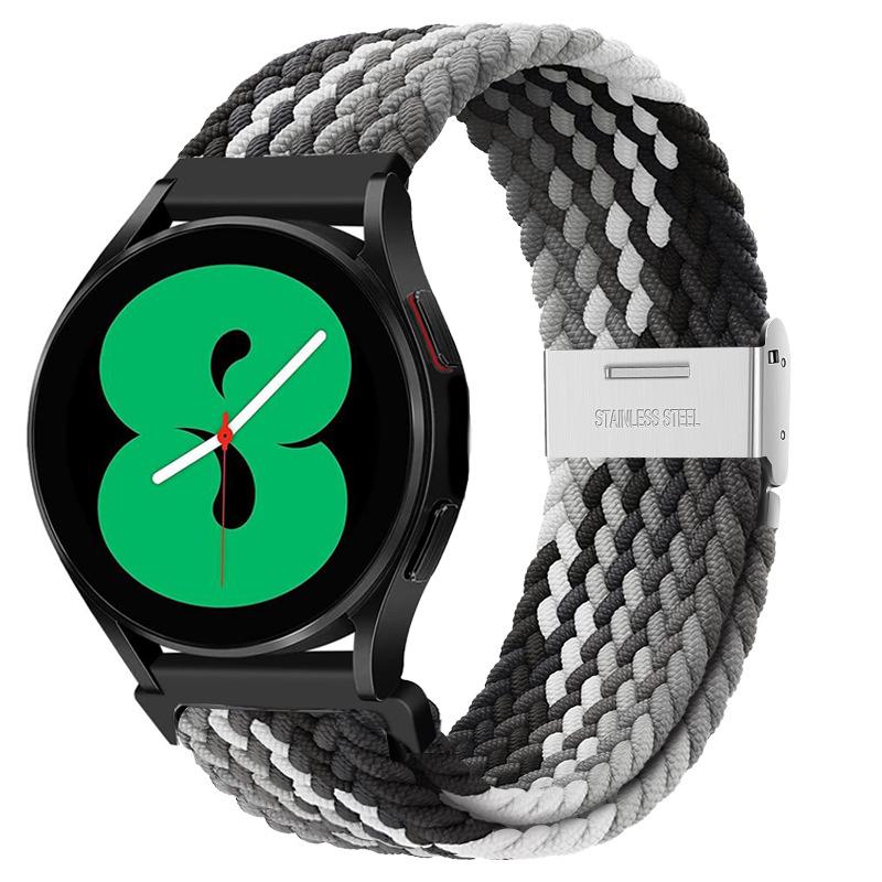 20/22mm Strap for Samsung Galaxy Watch 6/7/5/pro/4/Classic/46mm/active 2 Gear s3 braided Elastic bracelet Huawei GT/2/3 Pro band