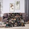Coperte Morbide Campeggio The Vampire Diaries Damon salvatore Coperta da Divano Flanella Copriletto Per Soggiorno Divertente Copridivano Letto