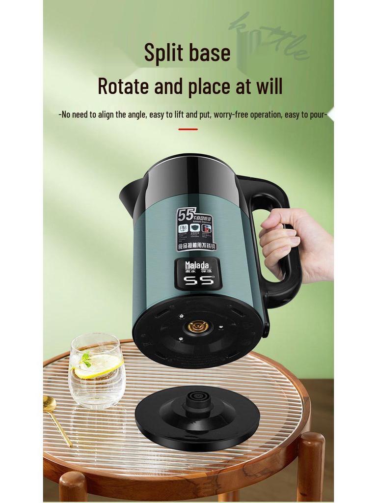 Durable Large Capacity Kettle with Fast Boil, Automatic Shut-Off, and Constant Temperature Control