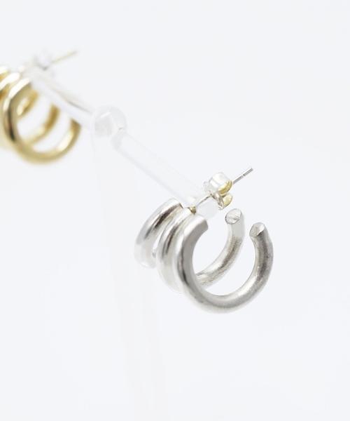 Bonbeau Merry Hoop Simple Earrings Simple Twisted Earrings