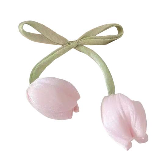 

Fabric Tulip Strap Hair Tie Accessories Curtain Tieback Tulip Ribbon for DIY Crafts