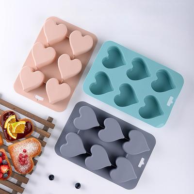 Moule à gâteau en silicone spot, tasse à muffin en silicone en forme de cœur, moule à gelée pudding fait main DIY, outil de cuisson au four