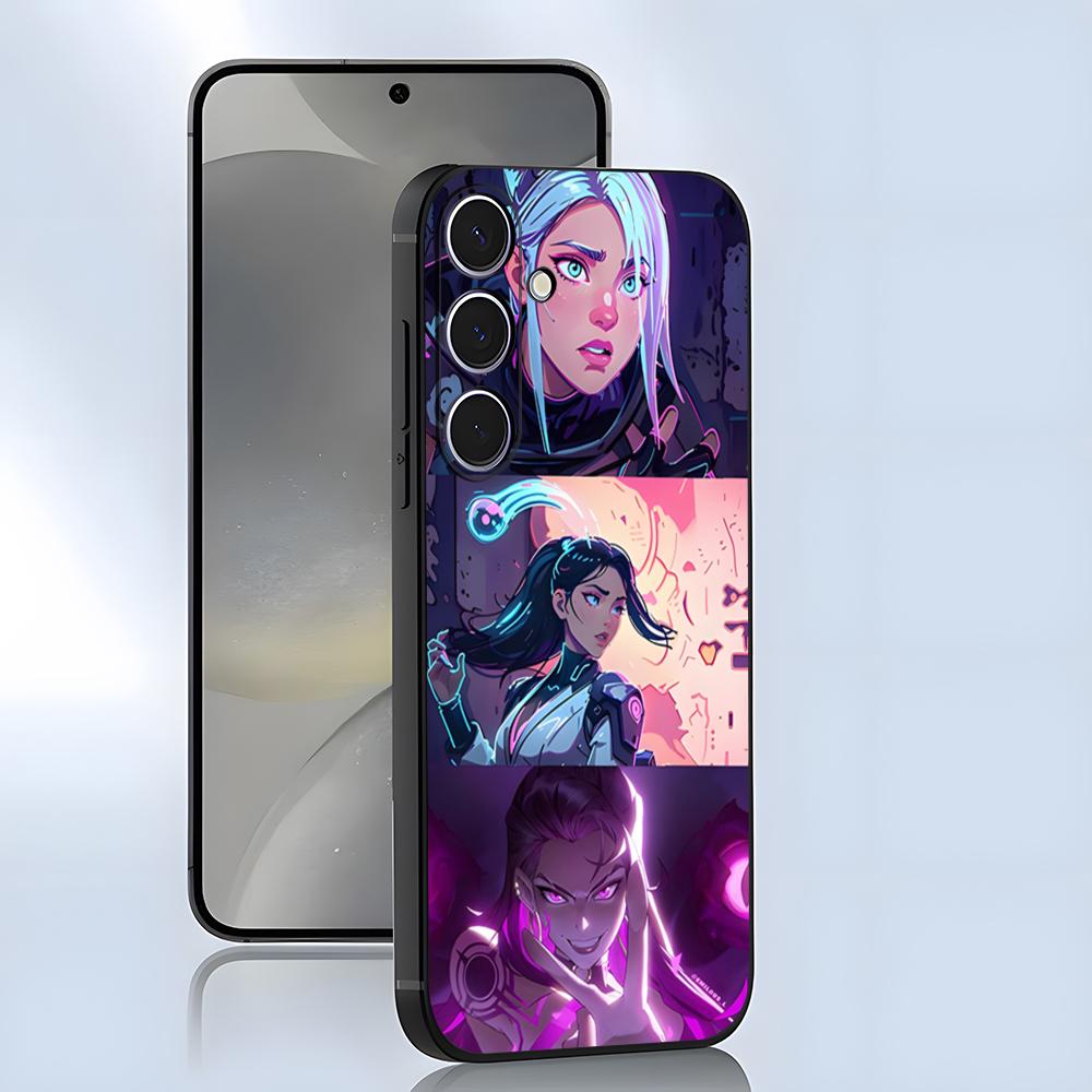 V-Valorant Game Phone Case For Samsung A25 A13 A33 5G A54 A36 A35 A56 A52 A14 Shockproof Soft Cover