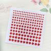 Sticker Beautiful Acrylic Red 3-4-5-6-8mm Double-sided Tape Bottom Decorative Face Sticker Single Round Diamond Beauty Mole