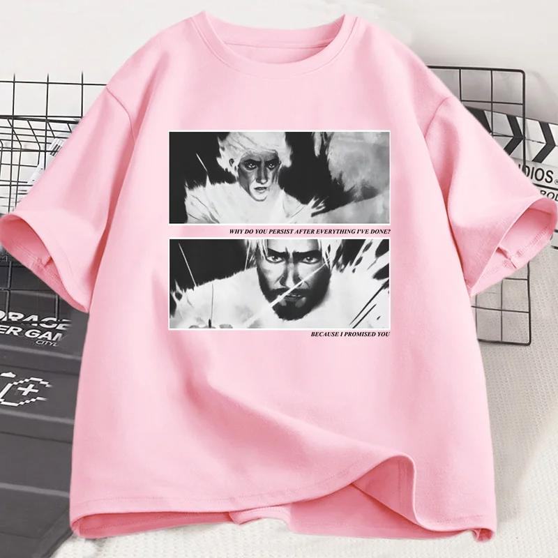 Unisex Jayvik T-Shirt Unisex Damen Vintage-Stil Jayce X Viktor Arcane Bedruckte T-Shirts Damen T-Shirts Hohe Qualität Streetwear Tee