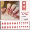 Blush Ice Transparent False Nails - Influencer Style, TikTok Trend, Girlish Manicure Patches