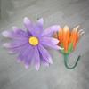 Non-woven Artificial Daisy Giant Fake Flowers  Wedding Party Background Wall Decoration
