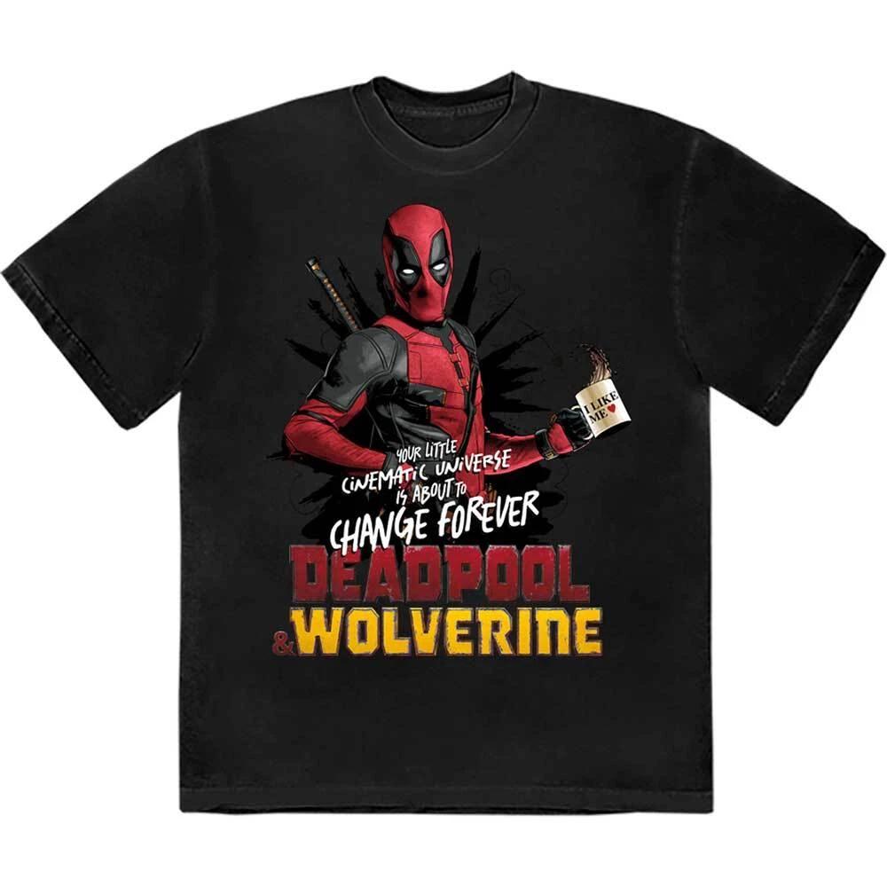 Marvel Comics Unisex T-Shirt: Deadpool & Wolverine Change Universe (Large) 3XL