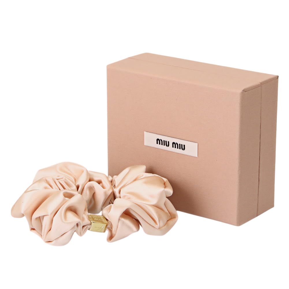 Miu Miu Scrunchie Hair Satin Hair 5IF186 049 F0615 Tie, Accessory, Pink,